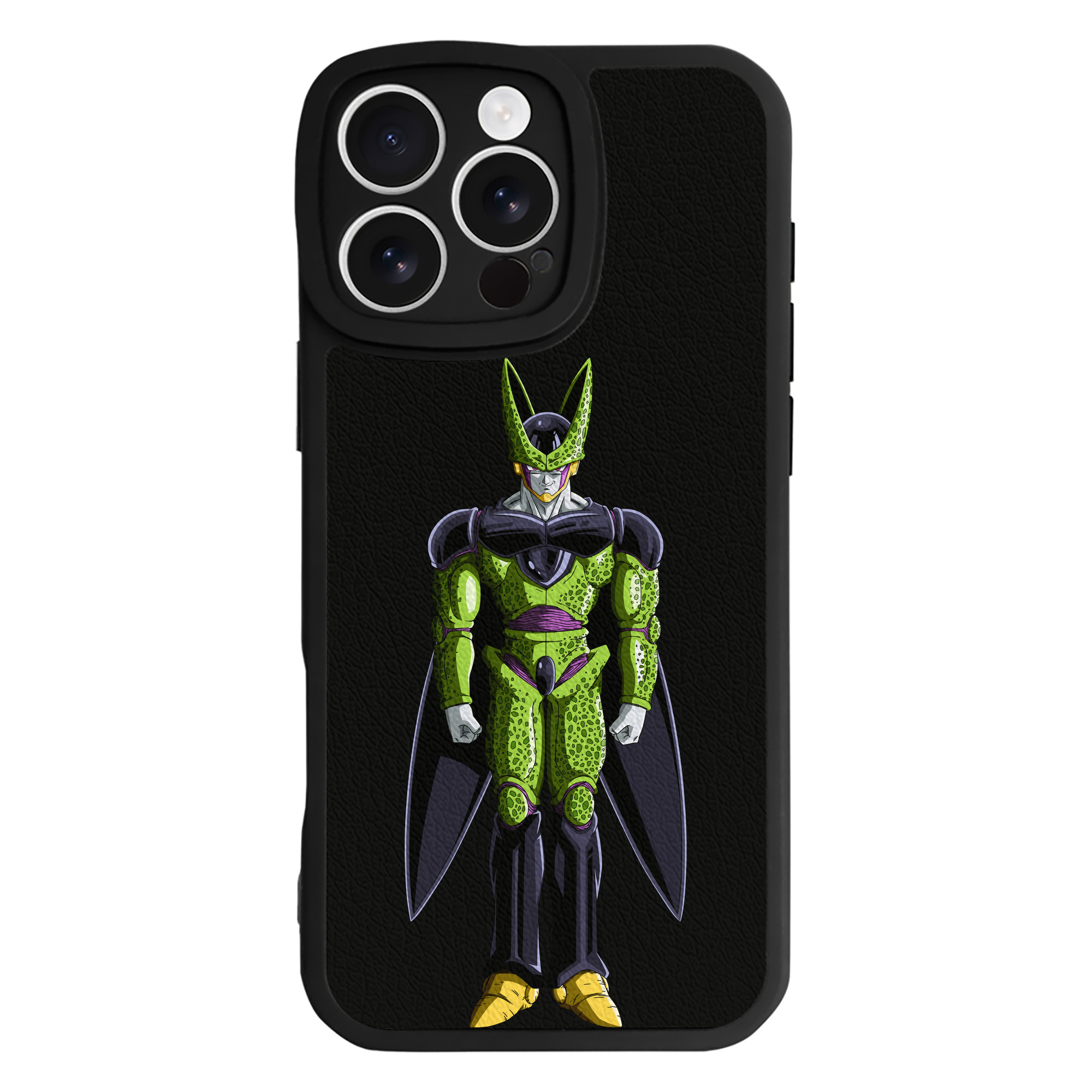 （画像用） ドラゴンボール セル DRAGON BALL Cell 【iPhone 16シリーズ対応】シリコンスマホケース（レザー調） 材質：シリコン